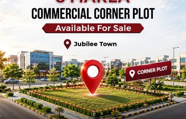 8 Kanal Commercial Plot for Sale in Jubilee Town Lahore